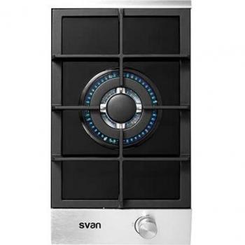 Encimera de gas Svan SVEC1BF 1 fuego wok ignición automática negro 10x29,4x51 cm