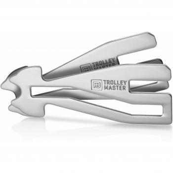 Silberne Einkaufswagenschlüssel FABACH Trolley Master