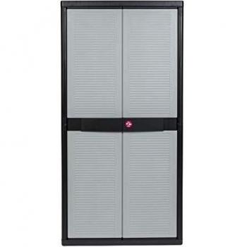 Armadio plastica Terry 1002206 JUMBO QBLACK 2900 Grigio e Nero