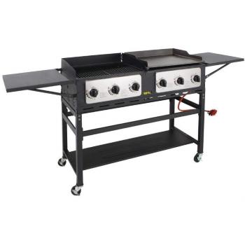 Buffalo 6 Burner Combi BBQ Grill
