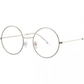 Vintage Round Yellow and Purple Sunglasses