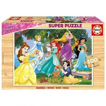 Puzzle en bois 100 pièces Disney Princess