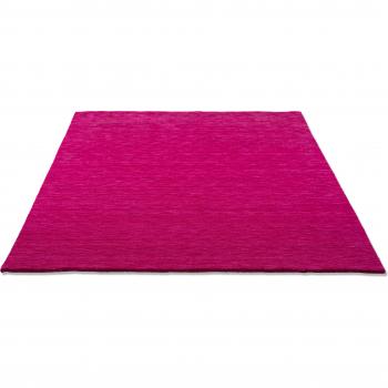 Theko 170cm x 240cm Pink Wool Loomed Rug
