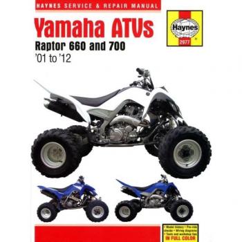 Haynes YamahaRaptor 660 & 700 ATVs (01