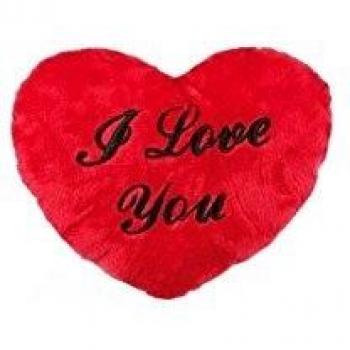 Cœur en peluche I Love You (35 cm)