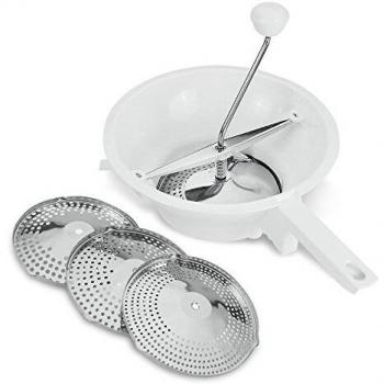 Pasapurés 24 cm Metaltex, incluye 3 discos