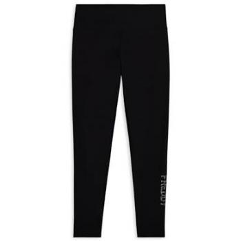 Freddy Leggings 7/8 vita alta nero donna medium con logo borchie