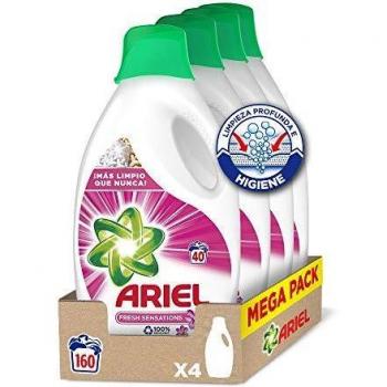 Ariel Detergente Lavadora Sensaciones, 160 lavados