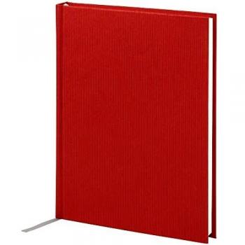 S.O.H.O. Notizbuch gebunden A5, 96 Blatt dotted grid offwhite rot