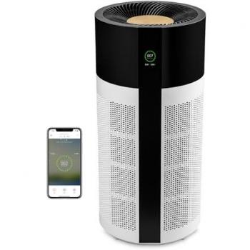 Duux Tube Smart Air Cleaner DXPU03 – 55 W, Dualfarbe Weiß & Schwarz