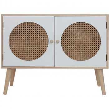 Mobile Basso per TV Sakura in Legno con Ante