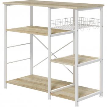 Estante de Cocina 90x40x84,5 cm HOMCOM