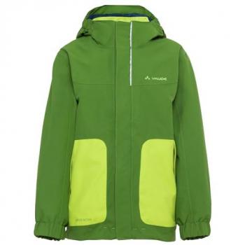 Vaude 3‑in‑1 Kinderjacke Campfire IV – Unisex, Kaktus‑Grün, Größe 110