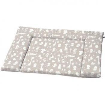 Matelas à langer 70x85 cm animaux zoo taupe