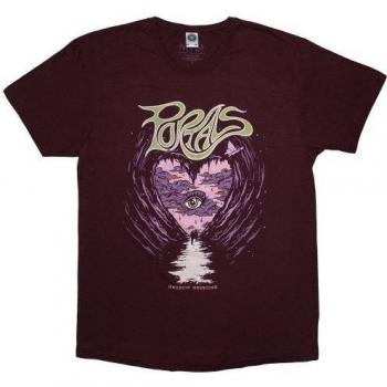 Large Purple Oracle Heart Menswear T-Shirt