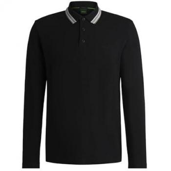 BOSS Green Regular Fit Poloshirt mit Label-Stitching