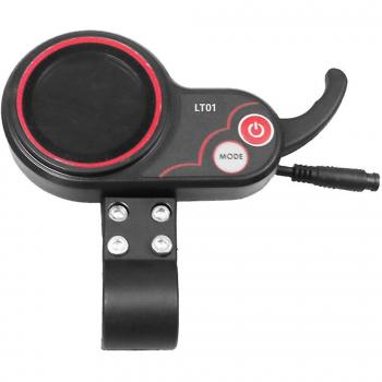 Medidor de Voltaje LT01 36V-60V 6PIN para Scooter Eléctrico Wolf Warrior X y Wolf Warrior11 Negro