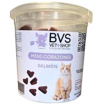 Barakaldo Vet Mini Corazones Salmón Blanco 100g – Snack para Gatos