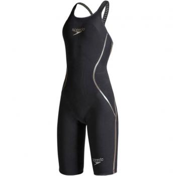 Speedo LZR Racer X Openback Kneeskin Bañador de Competición, Negro