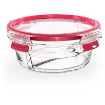 Tubo de cristal apilable con sello hermético