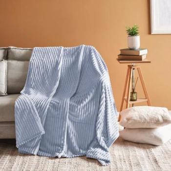 Wellsoft Ruby Dual Blanket Blue