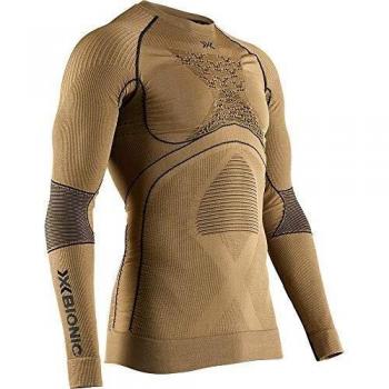 Vêtement X‑Bionic Radiactor 4.0 T‑shirt homme manches longues noir-marron