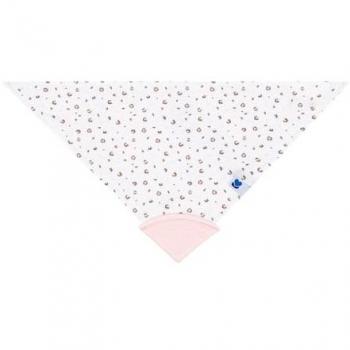 Kikkaboo Savanna Beißring Bandana Lätzchen, Klettverschluss, 100 % Baumwolle rosa
