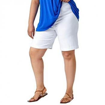 Petite Women's Turned Hem Stretch Shorts
