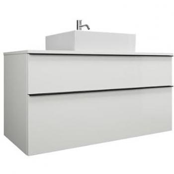 Lavabo Quadrato a Centro in Ceramica – Burgbad