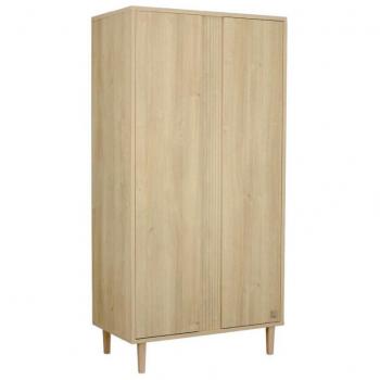 Armoire Paloma 2 portes en bois marron