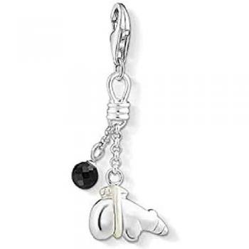Thomas Sabo Women's 9k (375) Silver Onyx Necklace