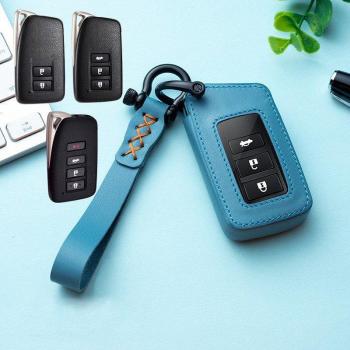 Leather Key Case for Lexus RX350 NX300 ES300h RX450h GS300 GX470 IS250 ES350 LX570 GX460 NX300h IS300h