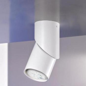 Lampada da soffitto bianco opaco Sikrea Link-Pb orientabile GU10