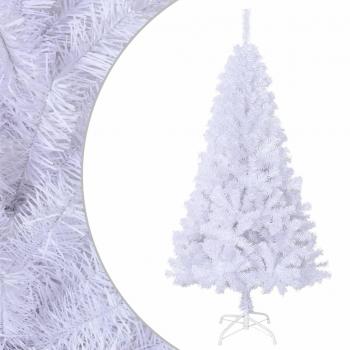 Artificial Christmas Tree with Thick Branches White 120 cm PVC Vidaxl