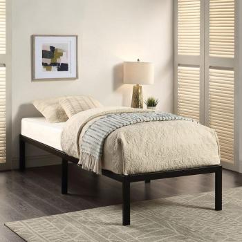 SLUMBERWORX Black Low Platform Bed Frame