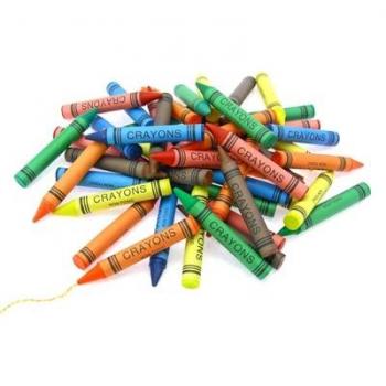 Assorted 72‑Pack Wax Crayons – Superior Quality