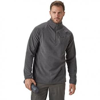 Peter Storm Mens Grid Mid-Weight Half-Zip Fleece
