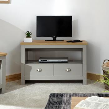 Lancaster Gray Corner TV Unit