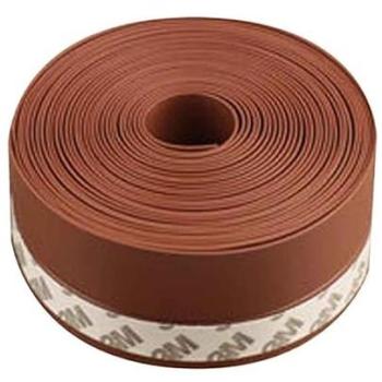 Guarnizione Doppia Fessura Porta 3m x 35mm, Termocontrollo Marrone