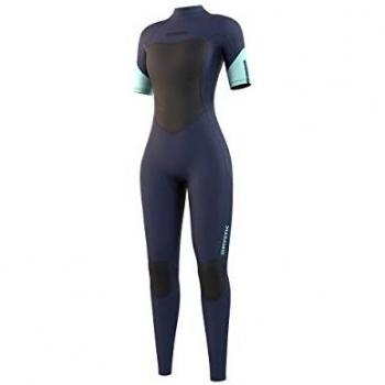 Mystic Traje De Neopreno Shortarm 3/2 Mm Bzip Flatlock Mujeres