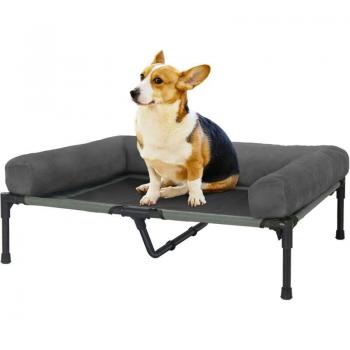 Tettoletto Elevato BingoPaw per Cani & Gatti Outdoor con Manta Felpata 110x80 cm XL