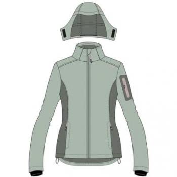 CMP Atmungsaktive Softshelljacke mit Kapuze