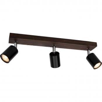 Envostar Alara 3-Bulb Pine Walnut Track Light