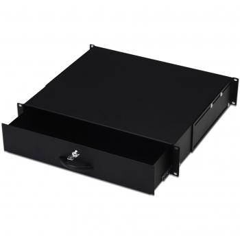 Digitus Cassetto per Rack 2U Nera 5.8 cm