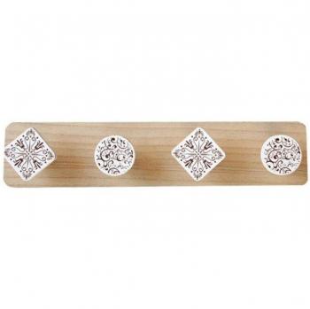 Simple Wooden Hook Rack for Bedroom Accessories