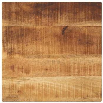 Table en bois de manguier 60x60x2,5 cm carré