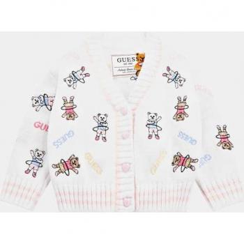 Cardigan Ricami su Tutto il Tessuto
