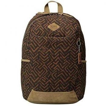 Mochila Totto Jaideny juvenil en color marrón