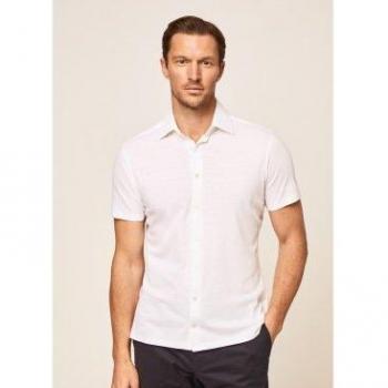Camisa de Lino Blanca para Hombre