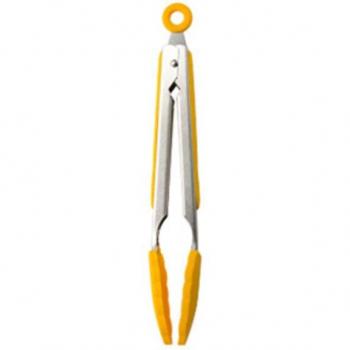 Yellow Silicone Turner Spatula and Tongs
